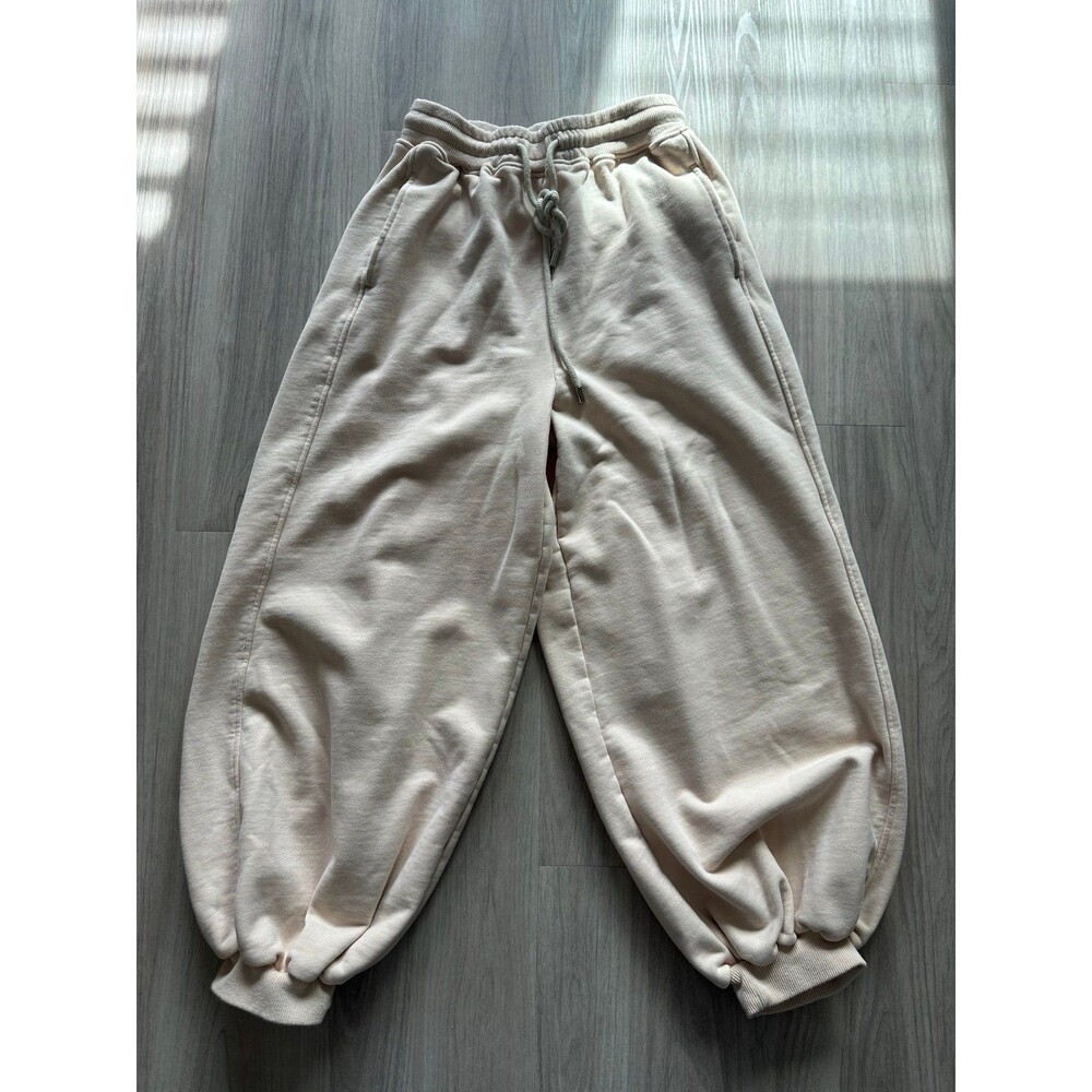 Nap Women's Balloon Cotton Sweatpants Jogger Drawstring Lounge Pants‎ size Small
